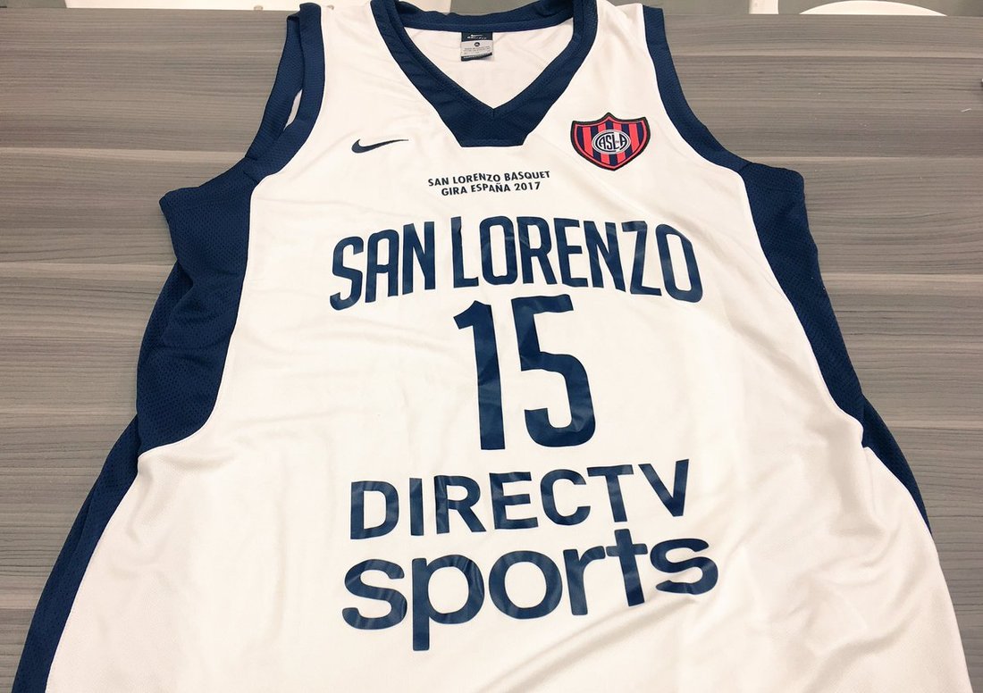 camiseta basquet san lorenzo